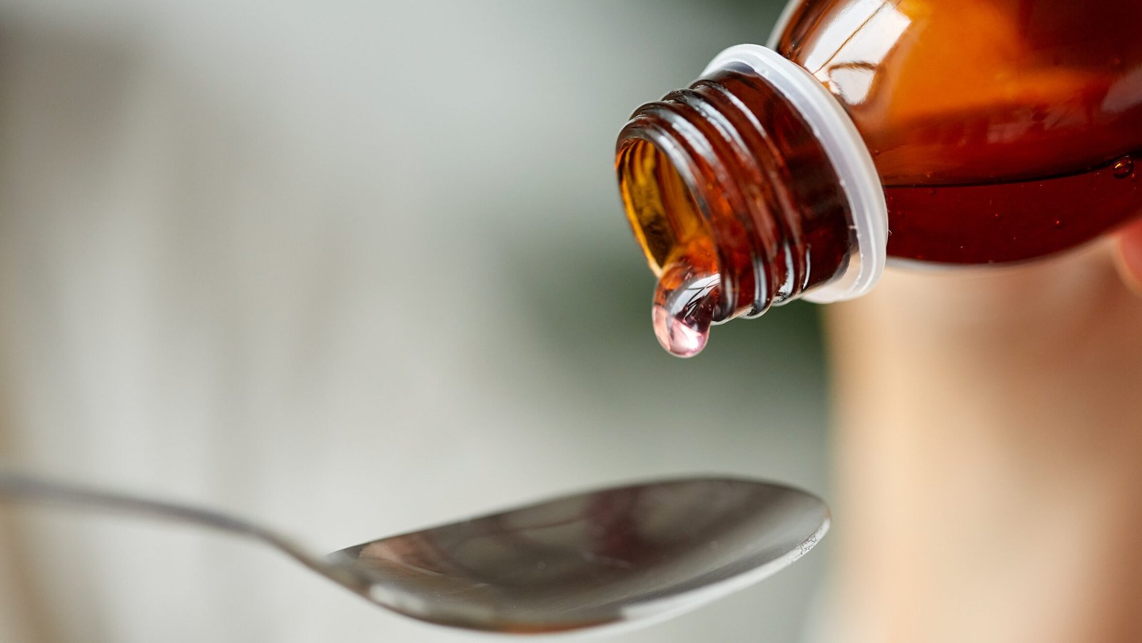 A professional visual representation of verified codeine cough syrup formulations under strict laboratory quality control.