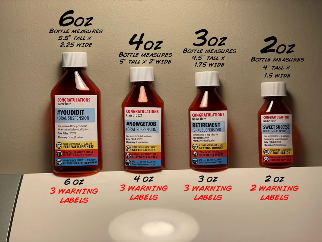A professional pharmacy setting showing a clean bottle of prescription cough syrup with codeine alongside clinical measuring instruments