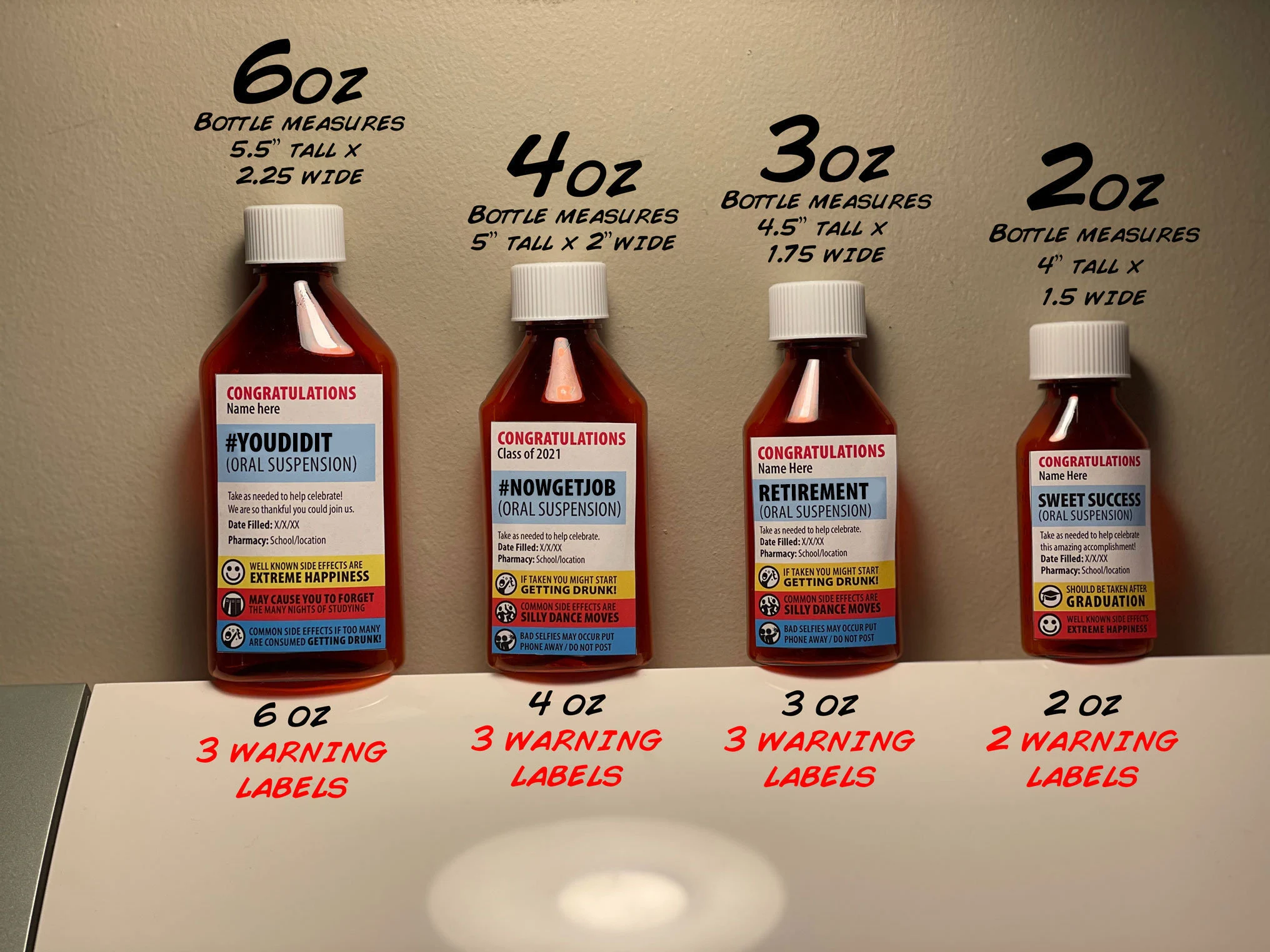A professional pharmacy setting showing a clean bottle of prescription cough syrup with codeine alongside clinical measuring instruments