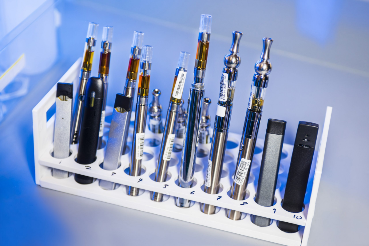 Independent testing laboratory verifying the safety of premium thc vapes.