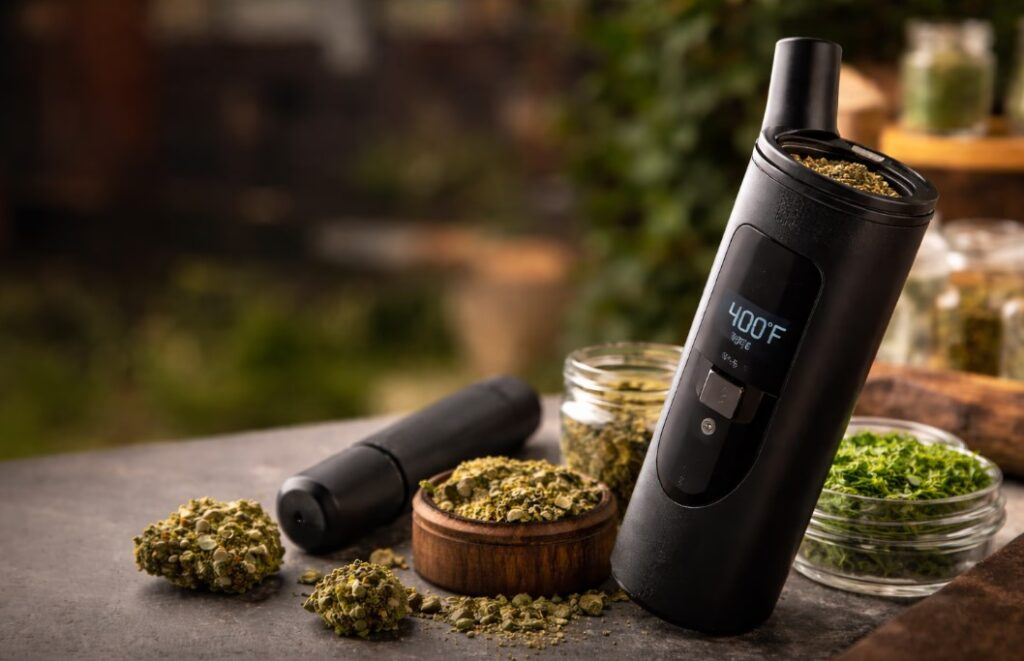 Premium vapes uk showing modern design and advanced thermal heating technology for pure sessions